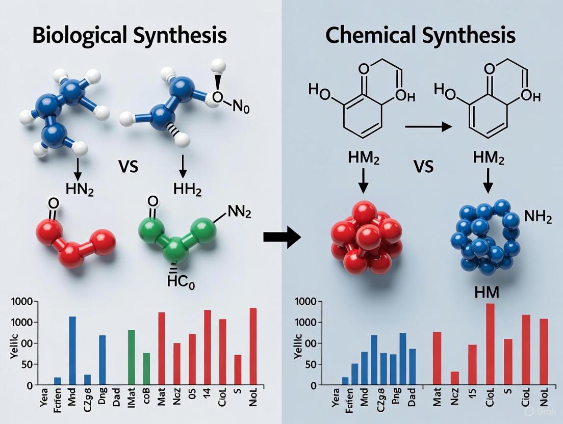 Biological vs. Chemical Synthesis: A Comparative Analysis for Modern Drug Development