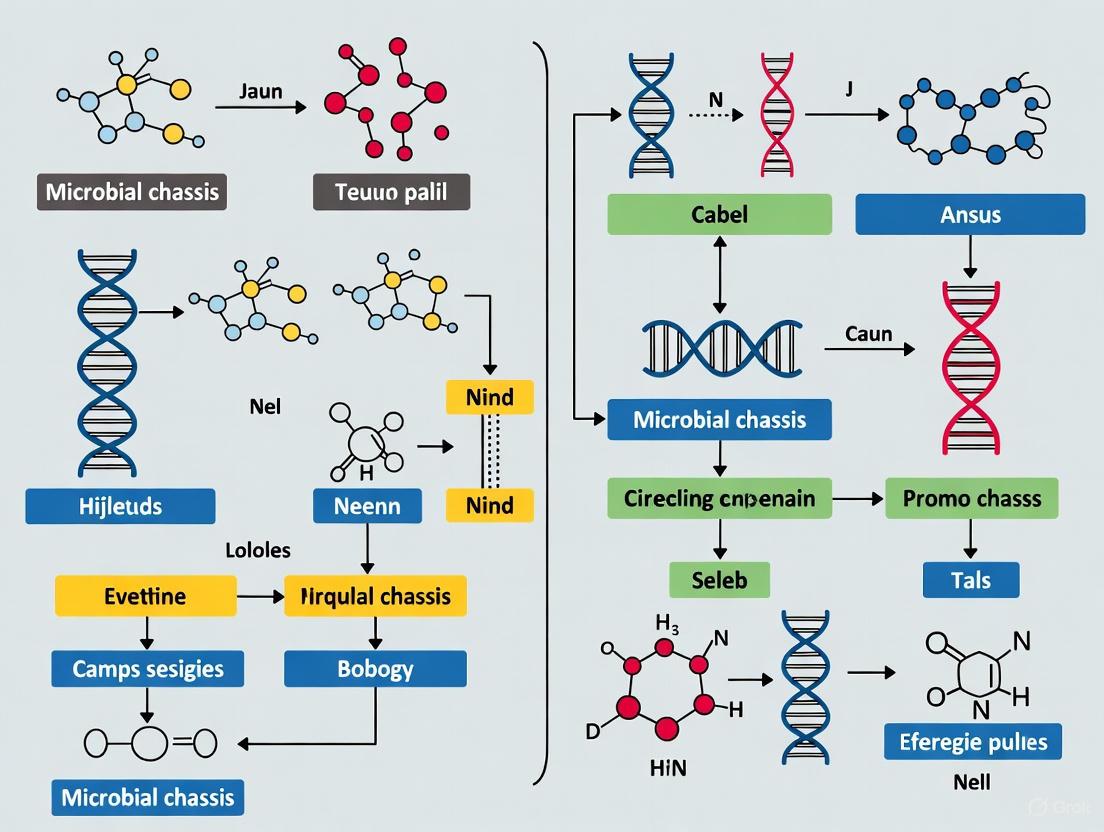 Strategic Microbial Chassis Selection: A Comprehensive Framework for Synthetic Biology in Biomedicine