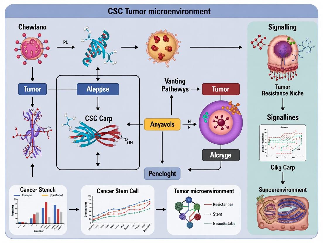 Decoding the Fortress: Understanding the Cancer Stem Cell Tumor Microenvironment and Therapeutic Resistance Niche