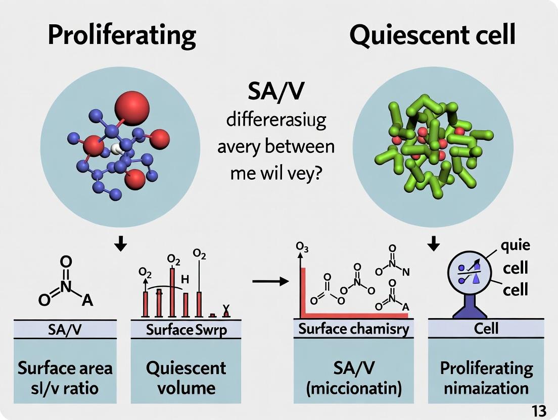 The Critical Role of Surface Area-to-Volume Ratio in Cell Fate: From Quiescence to Proliferation in Research and Therapeutics