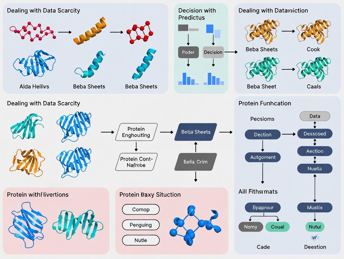 Protein Function Prediction with Limited Data: Innovative Strategies to Overcome Data Scarcity in Biomedical AI
