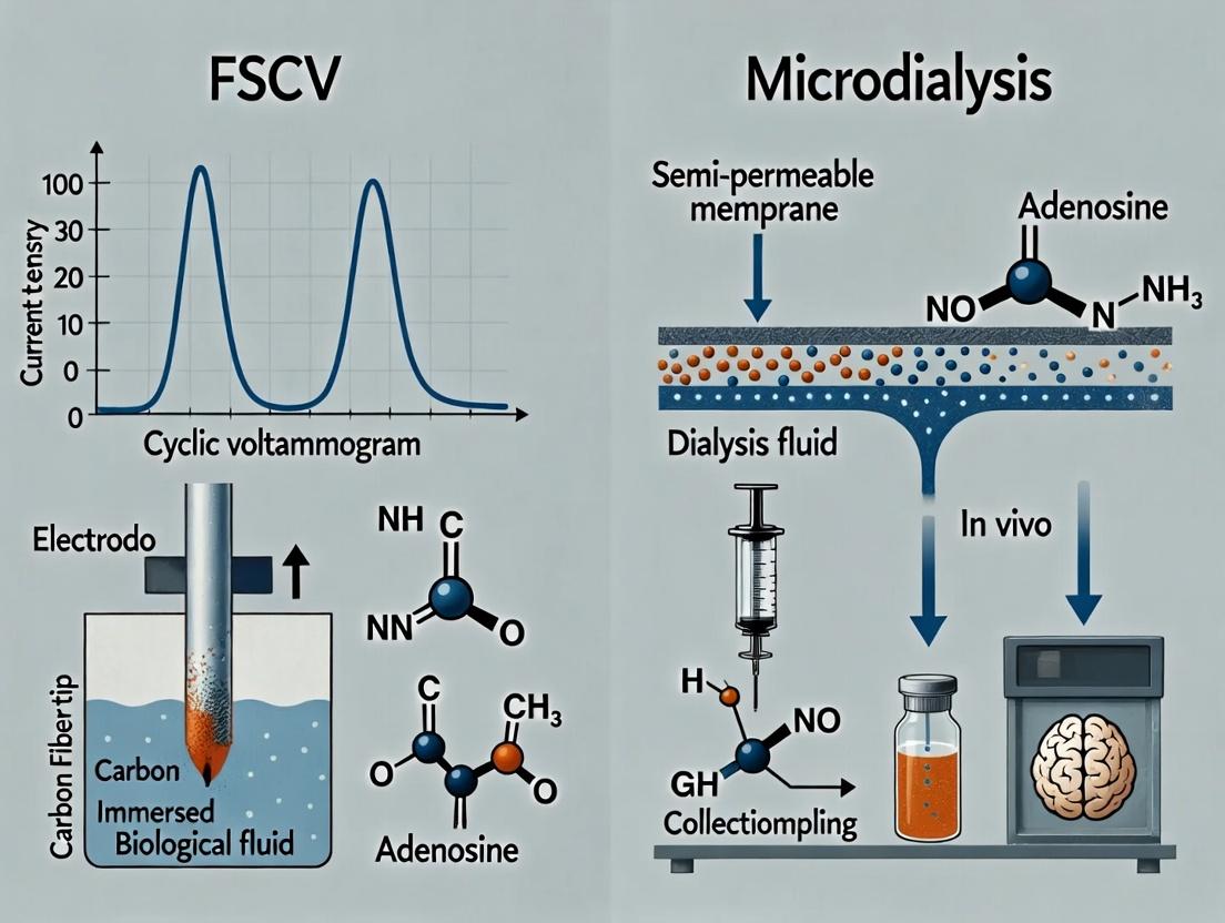 Adenosine Measurement in Neuroscience Research: FSCV vs. Microdialysis - A Comprehensive Technical Comparison