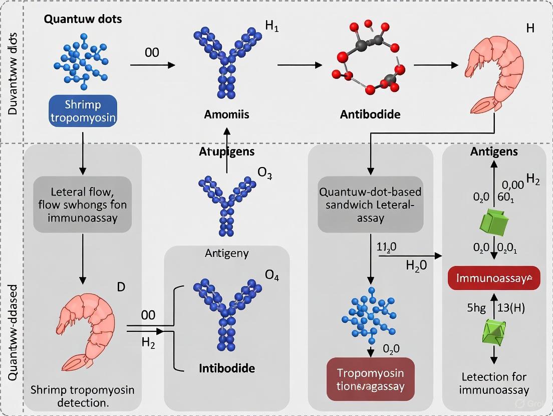 Developing a Quantum-Dot-Based Sandwich Lateral Flow Immunoassay for Shrimp Tropomyosin: A Comprehensive Guide from Principle to Practice