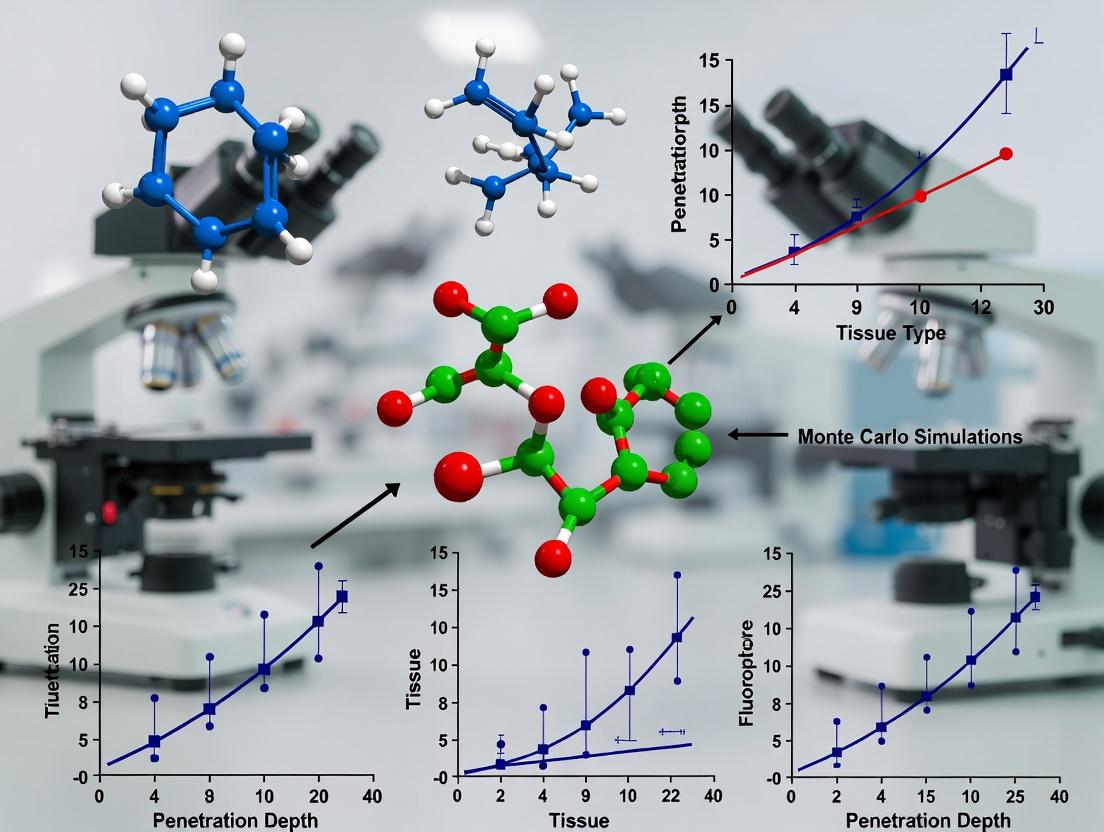 Monte Carlo Simulations in Biomedicine: Predicting Fluorescence Penetration Depth for Enhanced Imaging and Drug Development