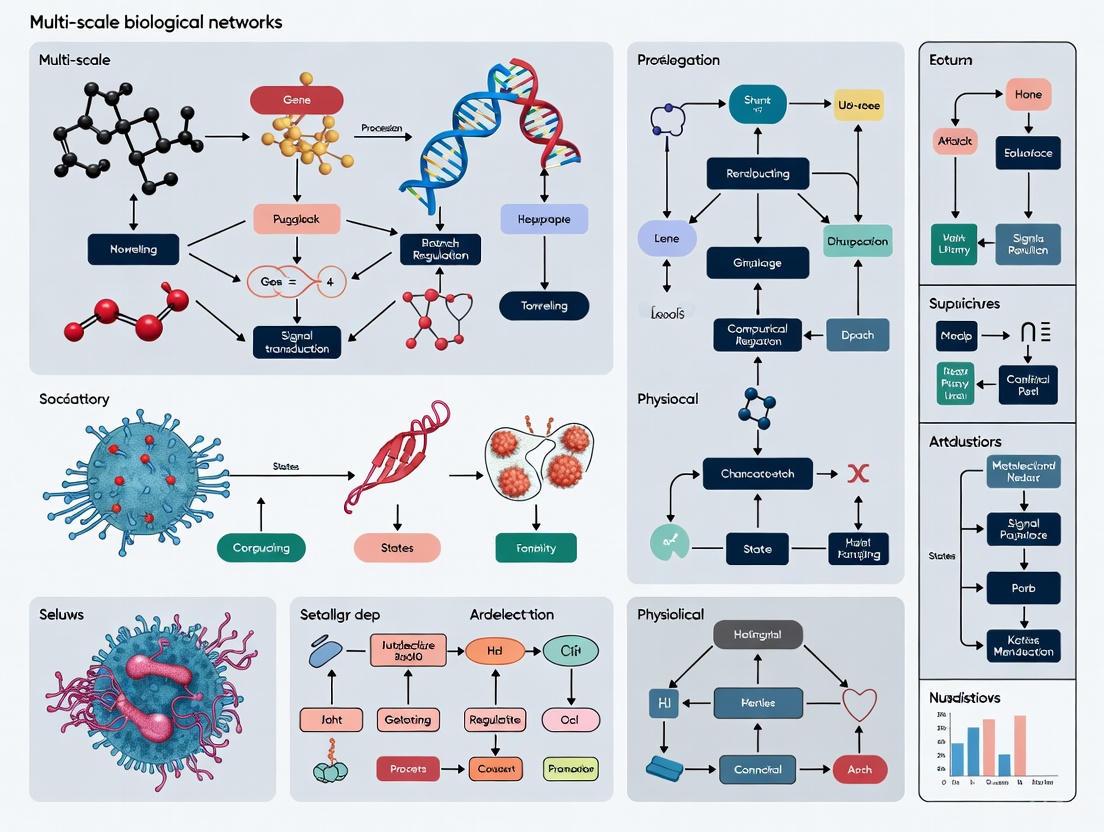 Multi-Scale Biological Networks: Bridging Molecular to Organ-Level Physiology for Drug Discovery