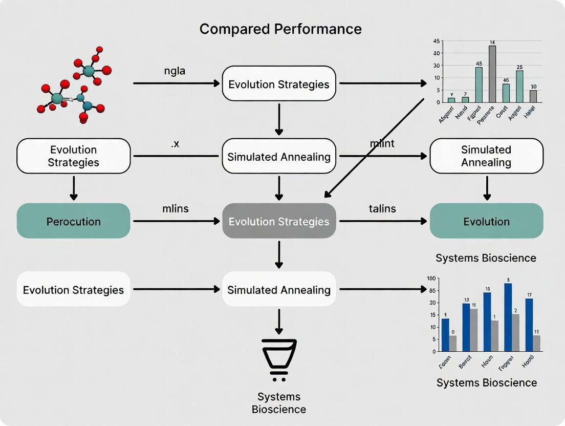 Evolution Strategies vs Simulated Annealing: A Performance Comparison for Scientific Optimization in Drug Discovery