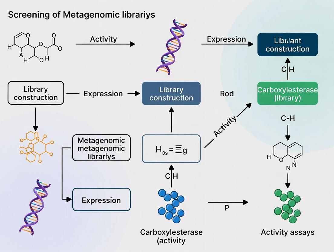 Unlocking Novel Biocatalysts: A Comprehensive Guide to Metagenomic Library Screening for Carboxylesterase Activity