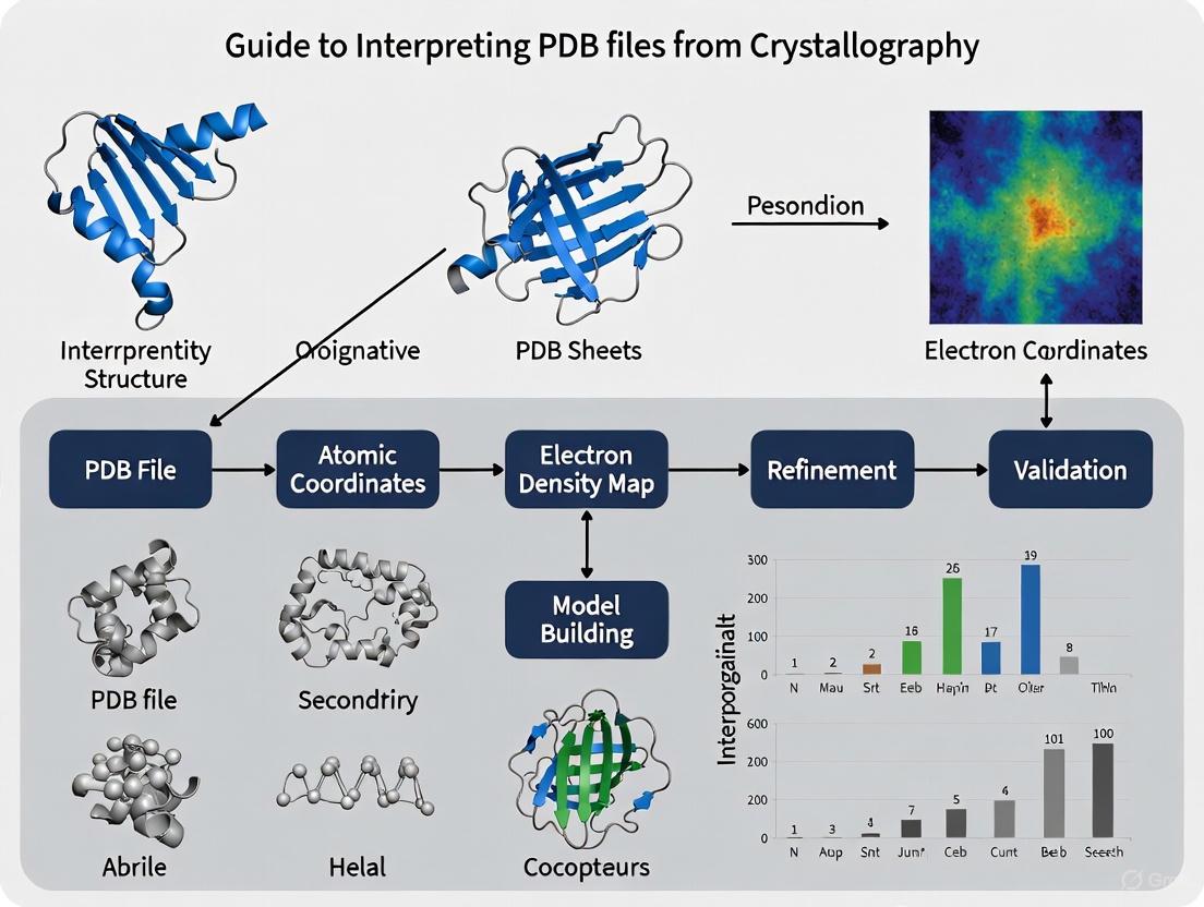 Beyond the Coordinates: A Practical Guide to Interpreting, Validating, and Applying PDB Crystallography Data