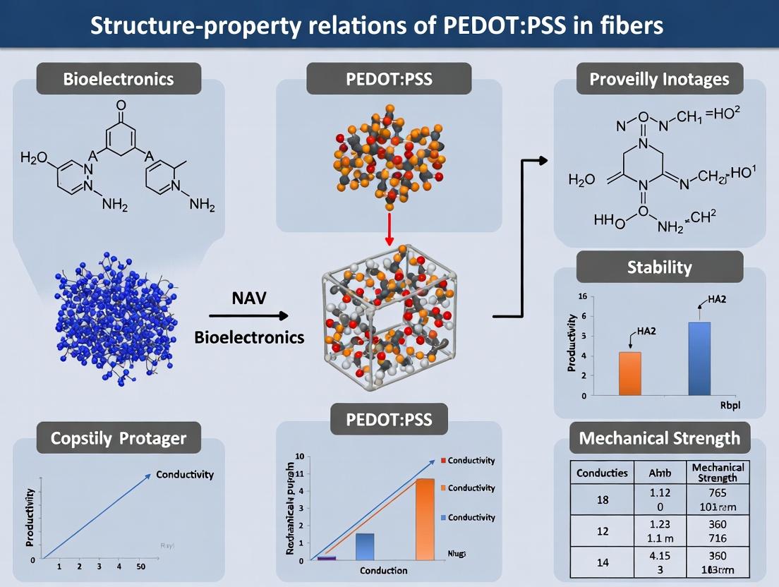 From Molecule to Fiber: Decoding PEDOT:PSS Structure-Property Relationships for Next-Generation Biomedical Devices
