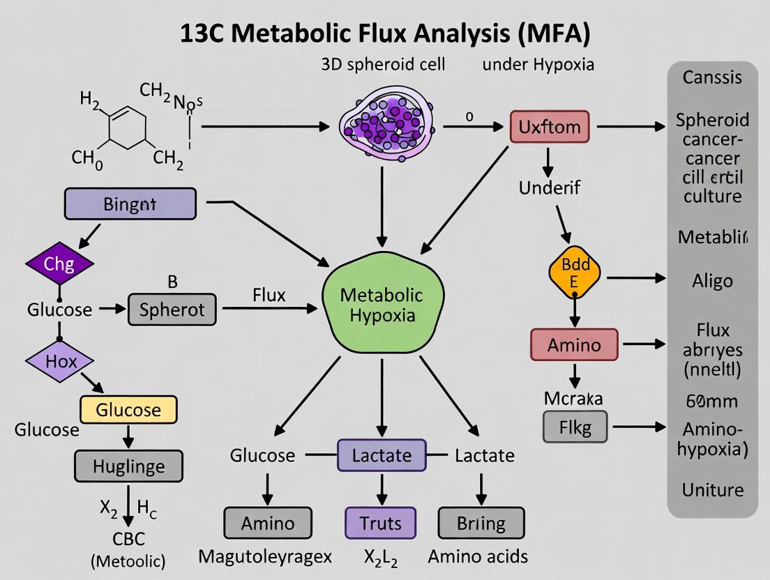 13C Metabolic Flux Analysis in 3D Spheroids: Unraveling Cancer Hypoxia for Drug Discovery