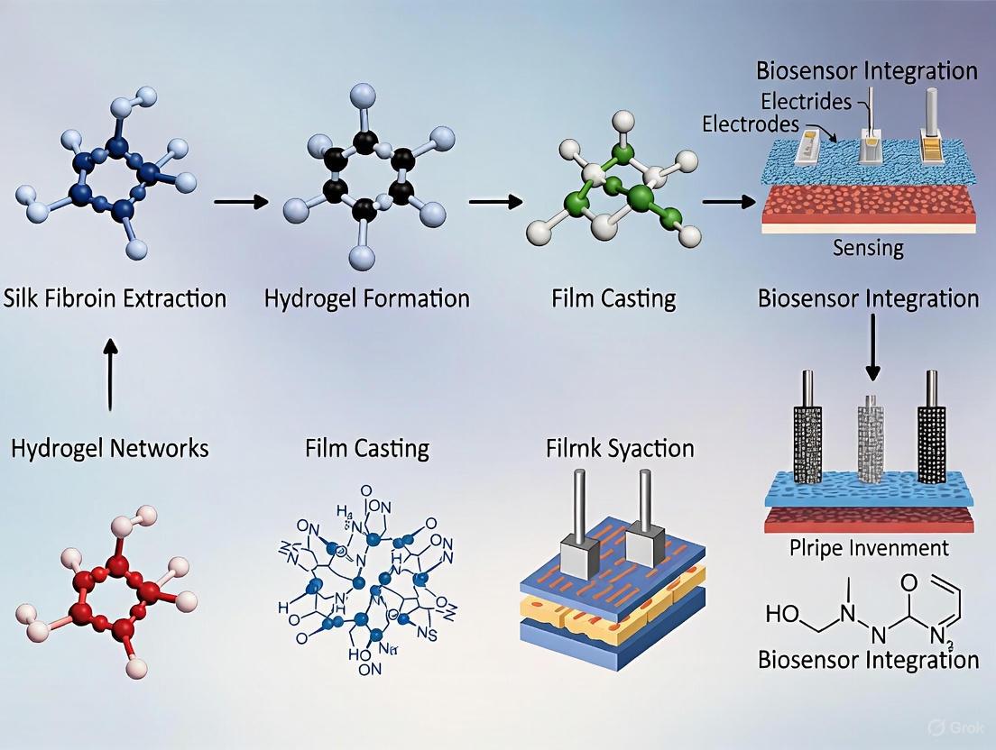 Fabrication and Applications of Silk Fibroin Hydrogel Film for Advanced Biosensor Strips