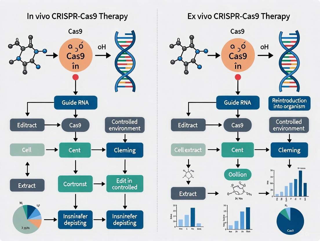 In Vivo vs Ex Vivo CRISPR-Cas9 Therapy: 2025 Clinical Approaches, Challenges, and Future Directions