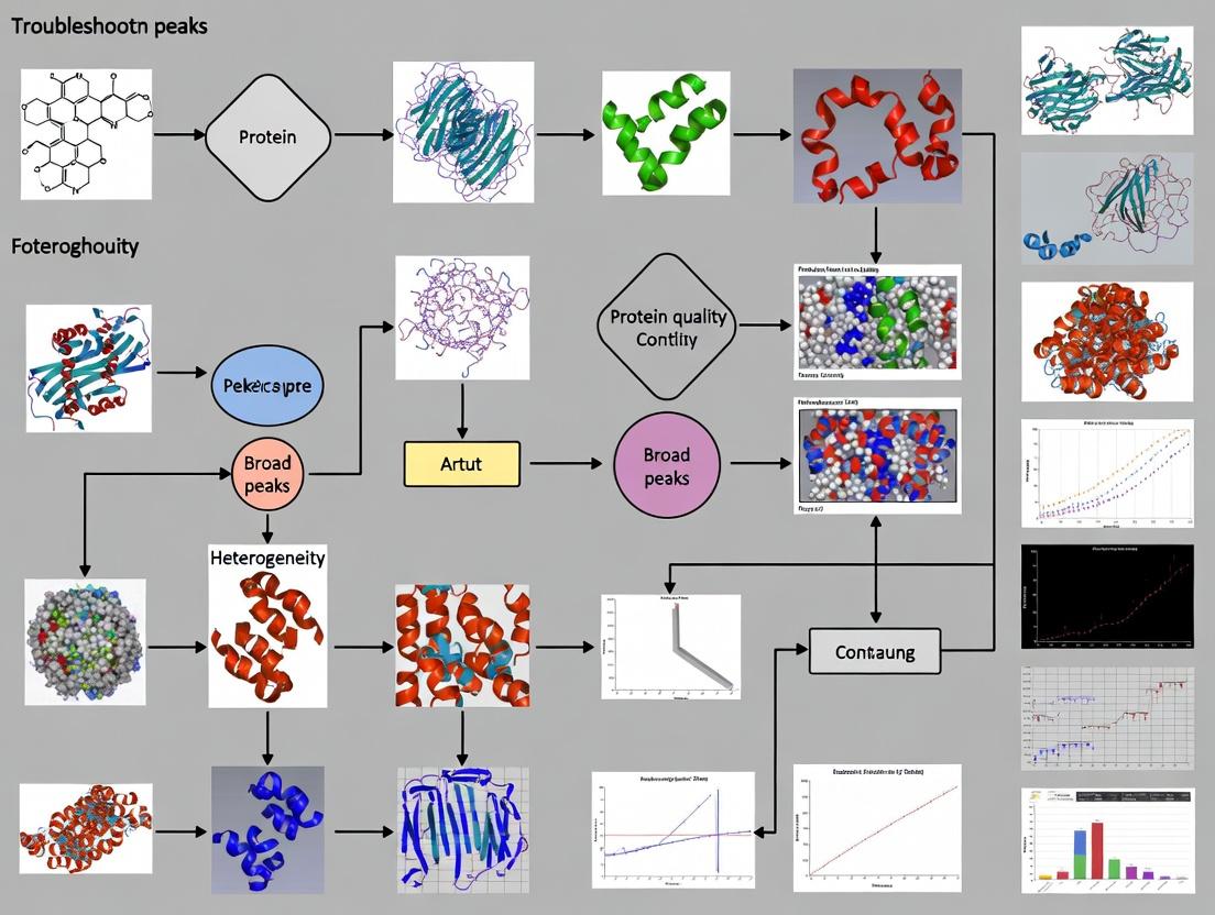 DLS Troubleshooting Guide: Decoding Broad Peaks and Protein Heterogeneity in Biopharmaceuticals