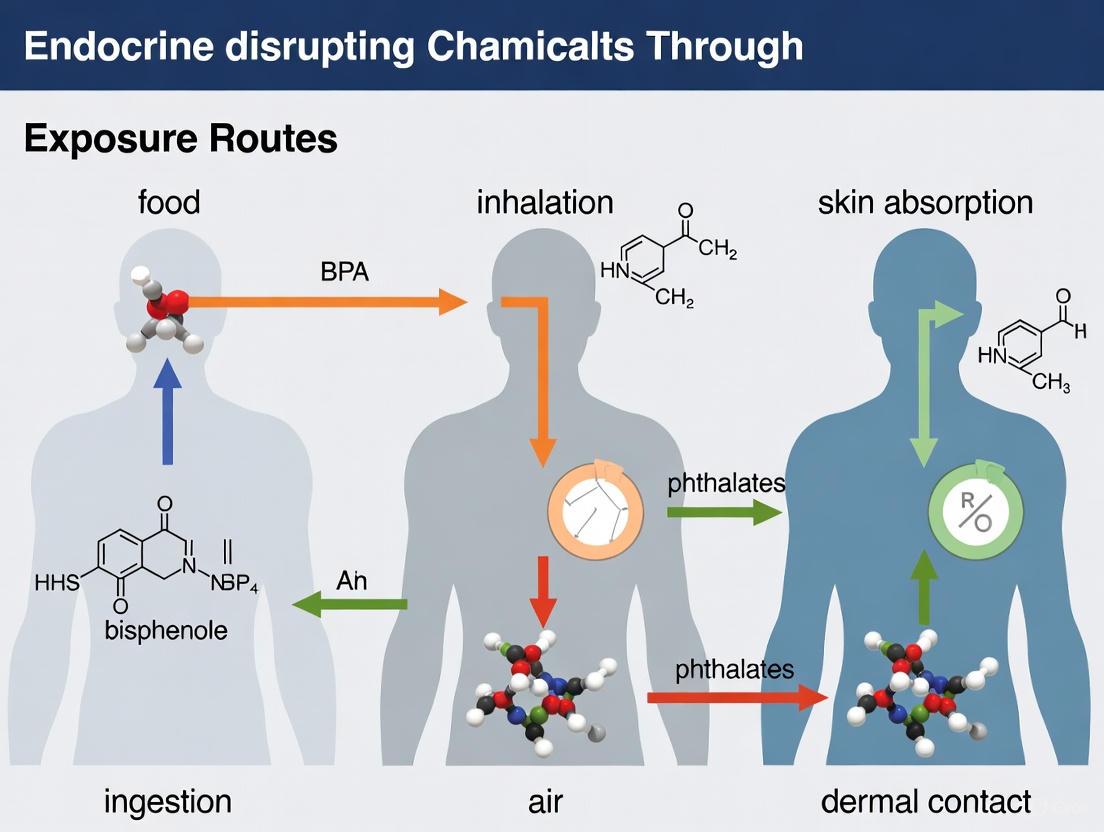 Endocrine-Disrupting Chemicals (EDCs): Exposure Routes, Health Impacts, and Risk Assessment Strategies for Biomedical Research