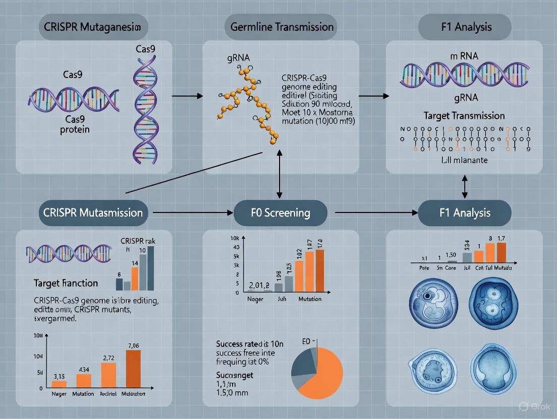 Optimizing Germline Transmission in Zebrafish CRISPR Mutants: A Guide for Functional Genomics and Disease Modeling