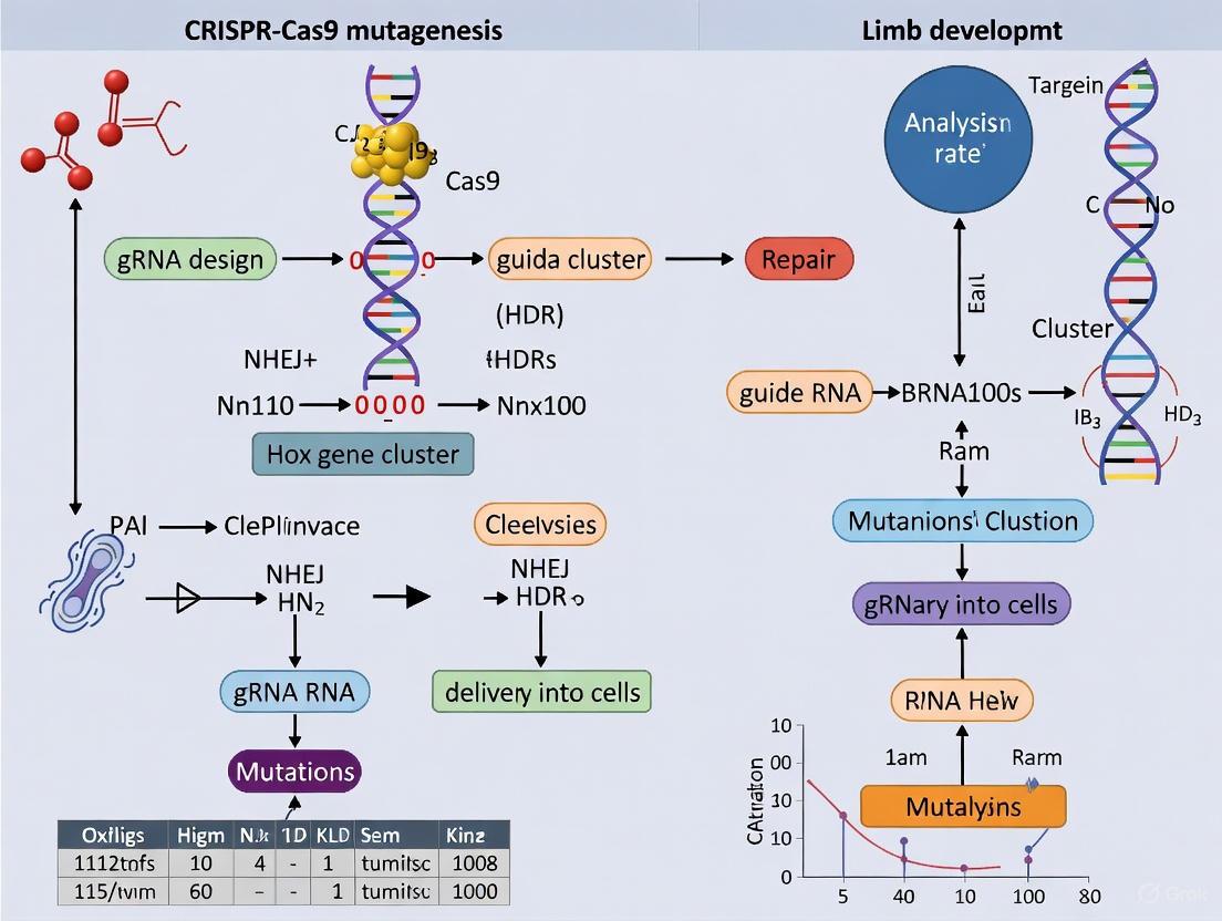 CRISPR-Cas9 Mutagenesis of Hox Clusters: Decoding the Genetic Blueprint of Vertebrate Limb Development