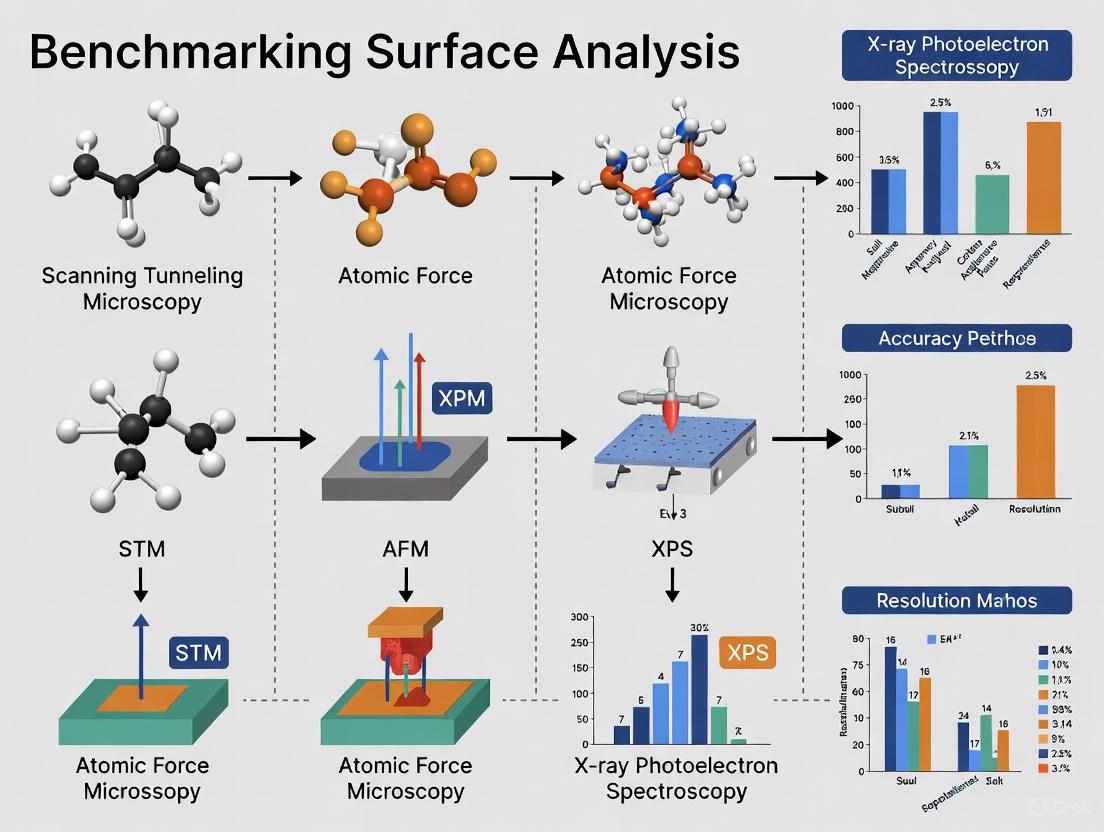 Benchmarking Surface Analysis Methods: A 2025 Guide for Pharmaceutical and Biomedical Research