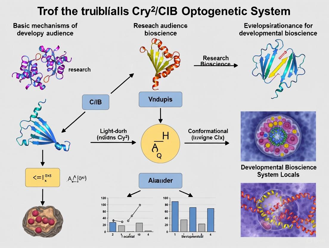 Unlocking Cellular Control: The Cry2/CIB1 Optogenetic System from Mechanism to Biomedical Application