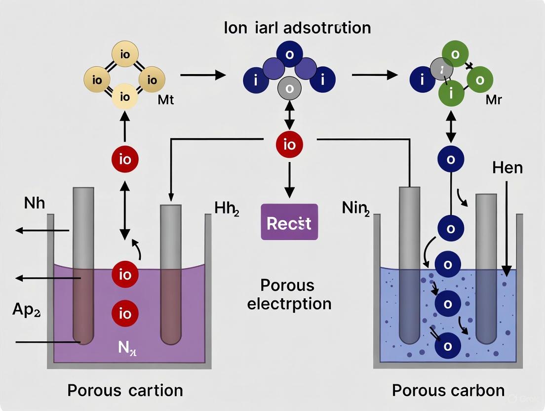 Ion Adsorption in Porous Carbon Electrodes: Mechanisms, Materials, and Emerging Applications
