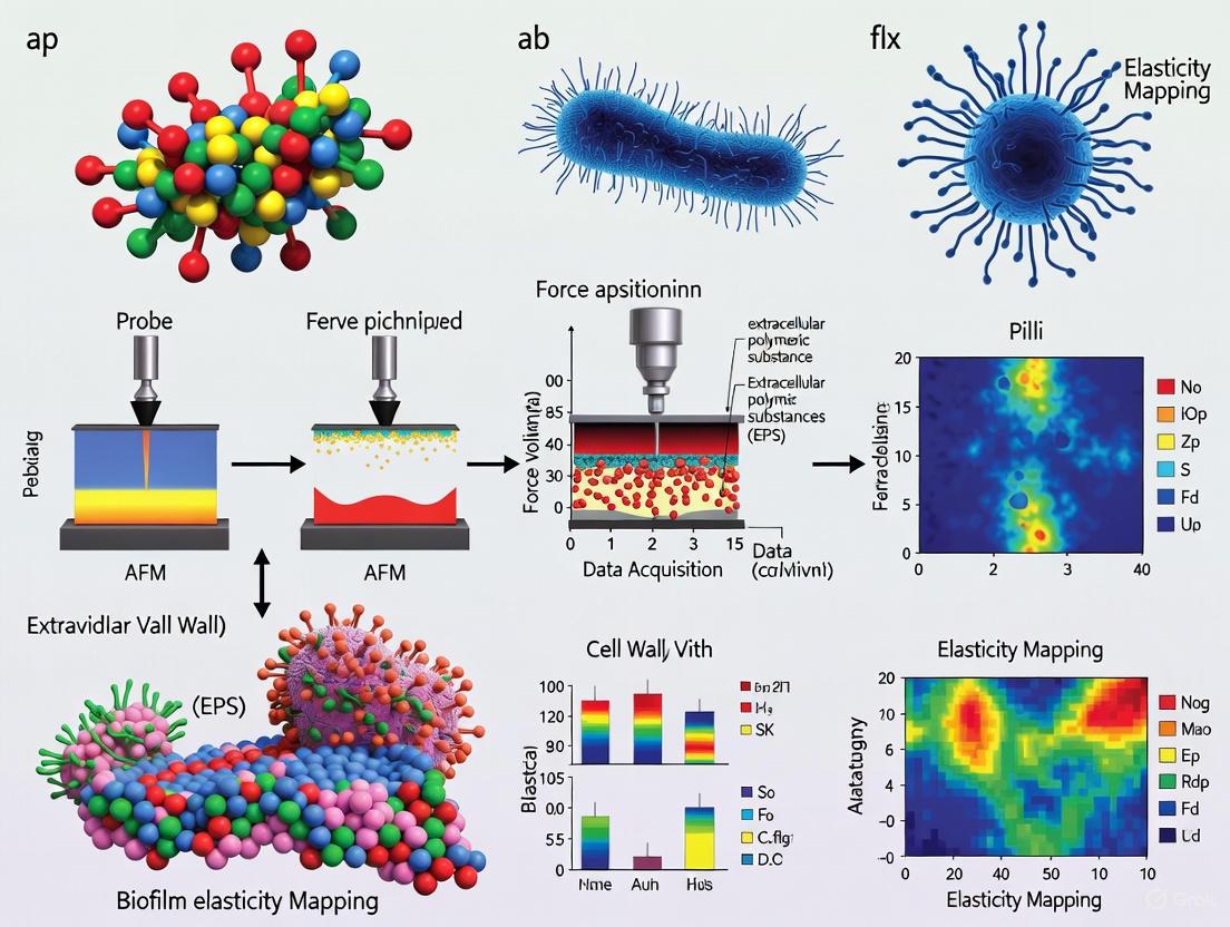 Nanomechanical Mapping of Biofilms: A Comprehensive Guide to AFM Force Volume Technique for Elasticity Analysis