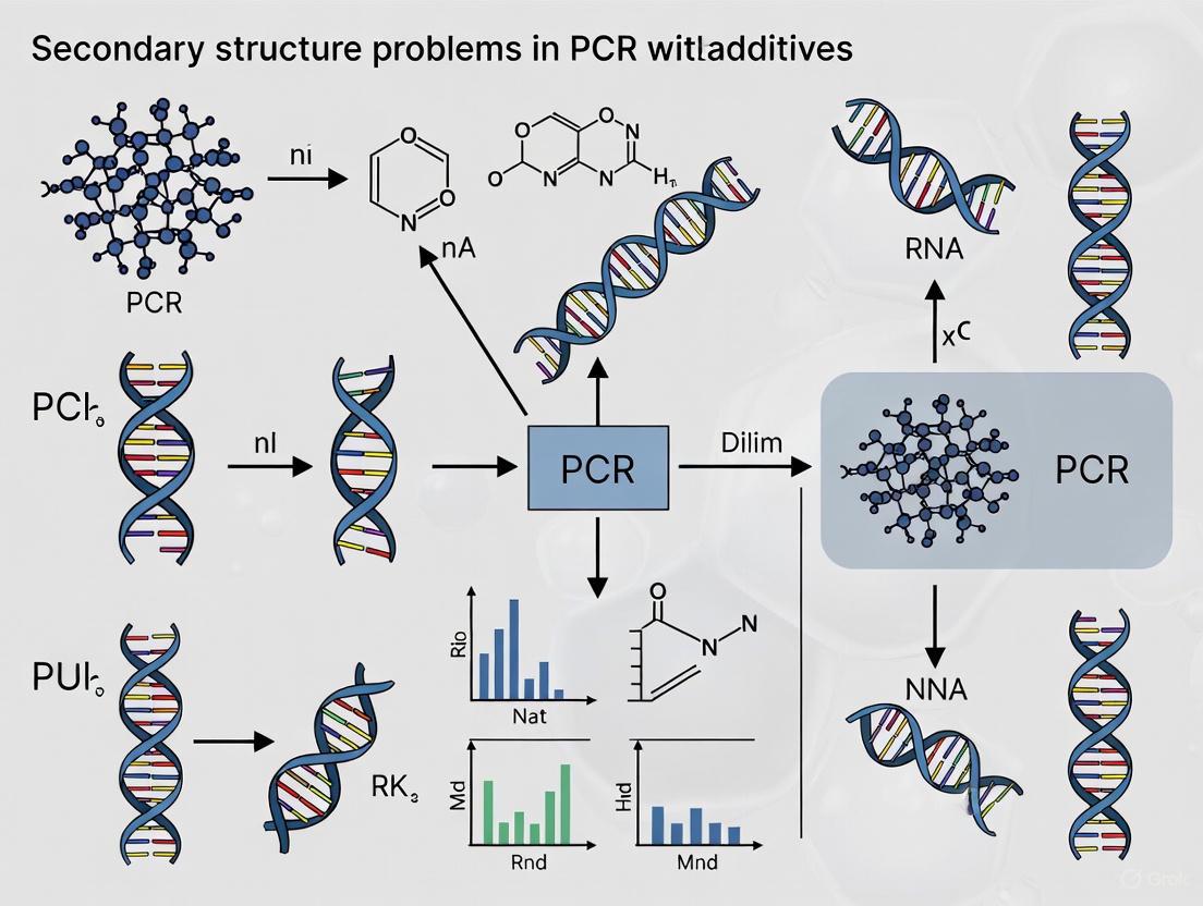 Solving Secondary Structure Problems in PCR: A Comprehensive Guide to Additives and Optimization Strategies