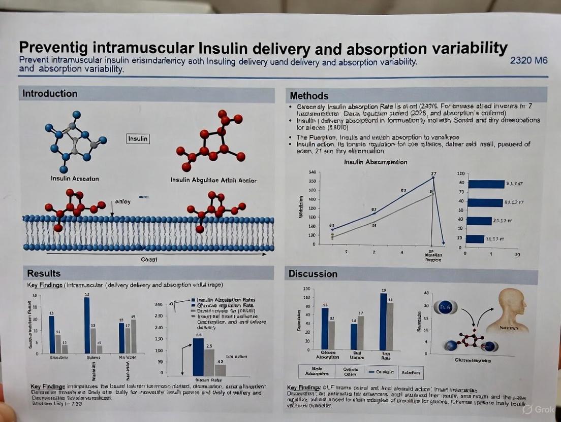 Optimizing Subcutaneous Insulin Delivery: Strategies to Prevent Intramuscular Injection and Reduce Absorption Variability in Diabetes Therapy
