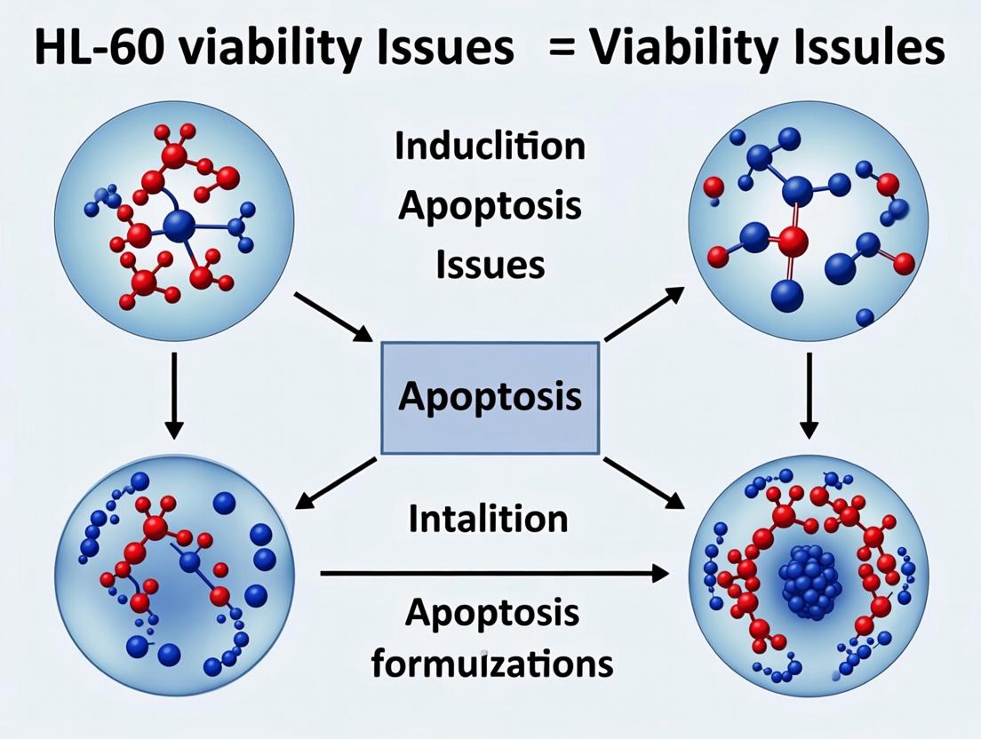 HL-60 Cell Apoptosis Induction: A Comprehensive Guide to Protocols, Troubleshooting, and Viability Assessment for Cancer Research