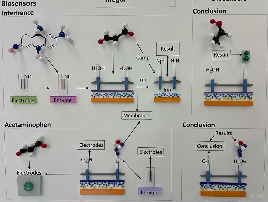 Addressing Acetaminophen Interference in Implantable Biosensors: Mechanisms, Mitigation Strategies, and Clinical Implications