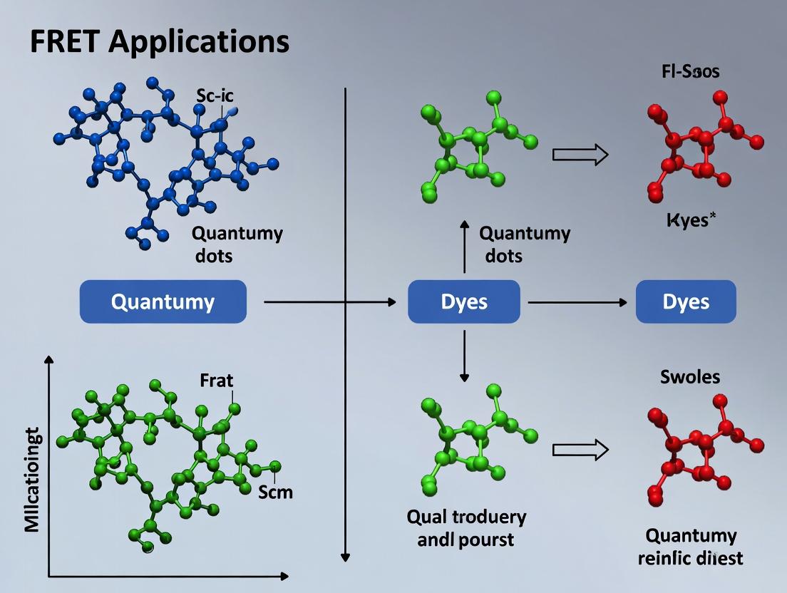 FRET Biosensing Revolution: Leveraging Quantum Dots and Organic Dyes for Advanced Biomedical Research and Drug Discovery