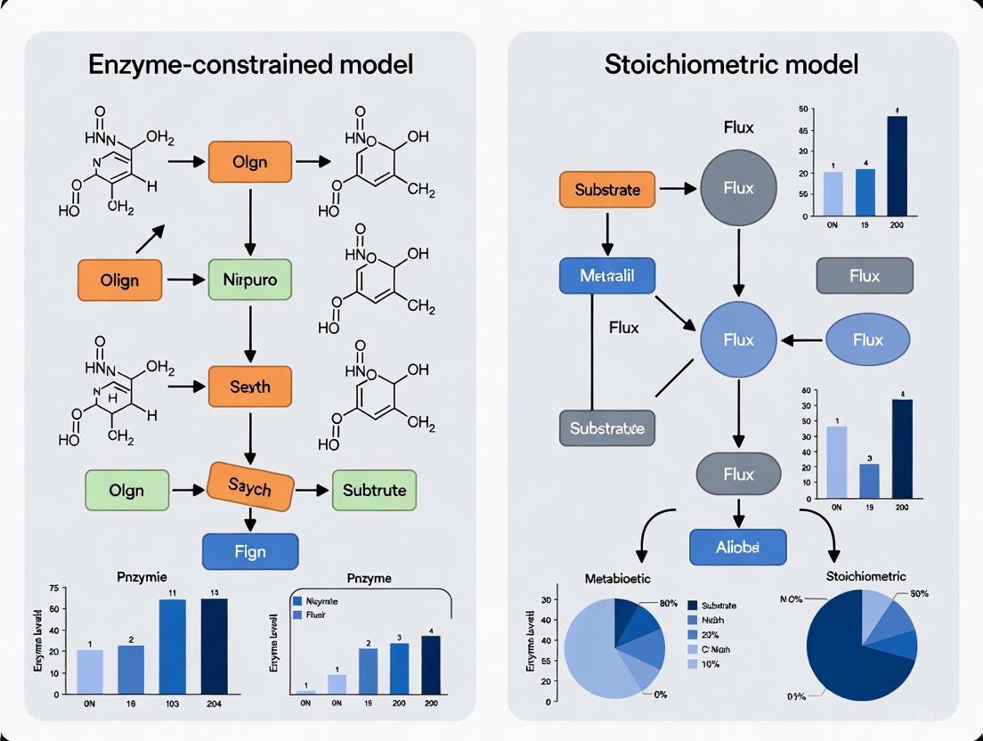 Enzyme-Constrained vs Stoichiometric Models: A Performance Guide for Biomedical Researchers
