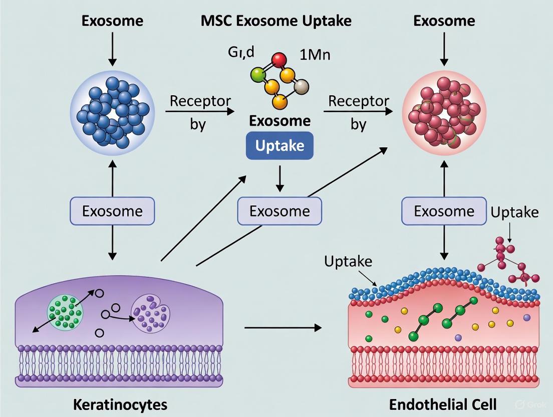 Unveiling the Mechanisms: How MSC Exosomes Enter and Reprogram Keratinocytes and Endothelial Cells for Regenerative Therapy