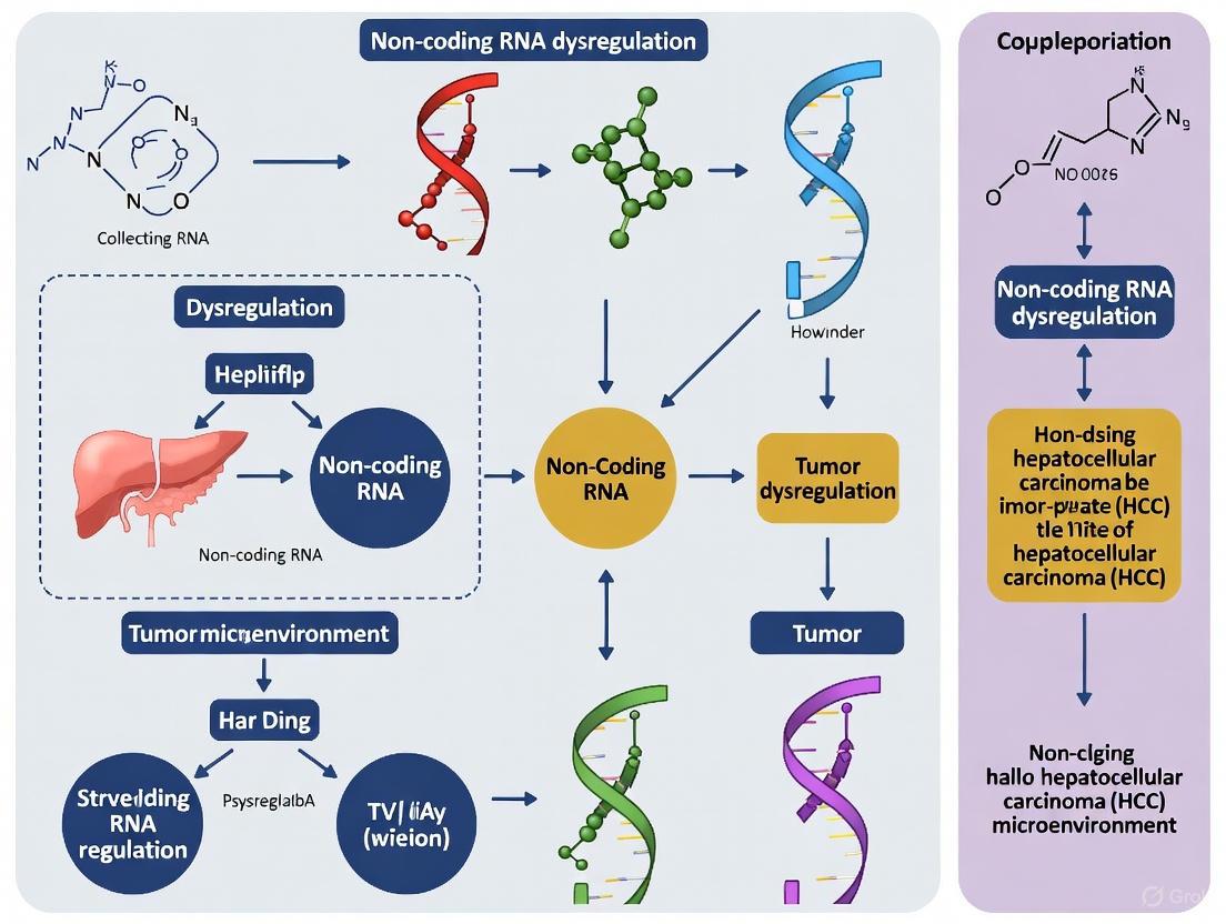 Non-Coding RNA Dysregulation in the Hepatocellular Carcinoma Tumor Microenvironment: Mechanisms, Biomarkers, and Therapeutic Avenues