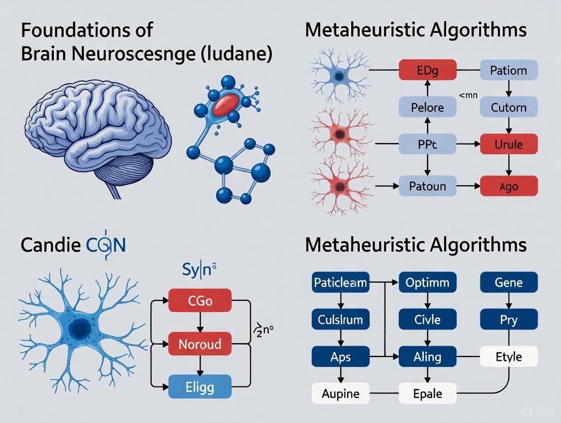 Brain Neuroscience Metaheuristic Algorithms: Foundations and Breakthroughs in Biomedical Research