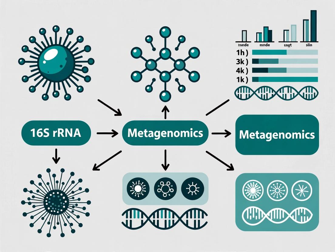 16S rRNA vs. Metagenomics: A Beginner's Guide for Biomedical Researchers Choosing Microbial Profiling Methods