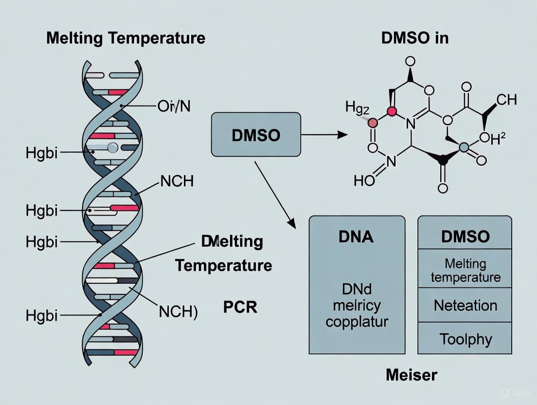 DMSO in PCR: Mechanisms and Optimization for DNA Melting Temperature Control