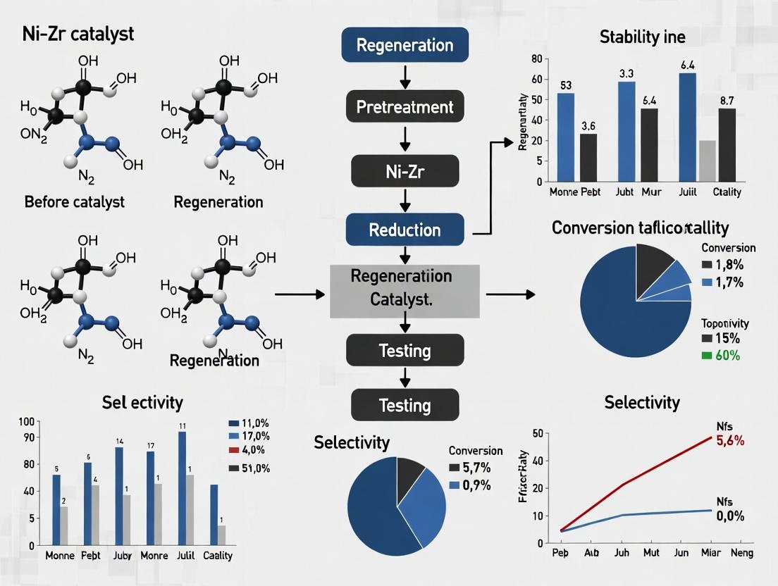 Maximizing Catalyst Lifespan: A Comparative Analysis of Ni-Zr Catalyst Regeneration Efficiency for Pharmaceutical Synthesis