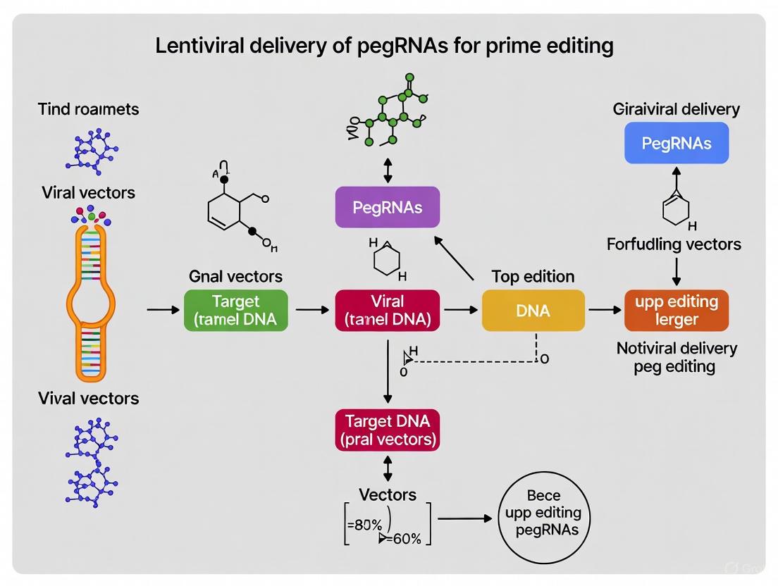 Lentiviral Delivery of pegRNAs for Prime Editing: A Comprehensive Guide to Efficient Genome Engineering