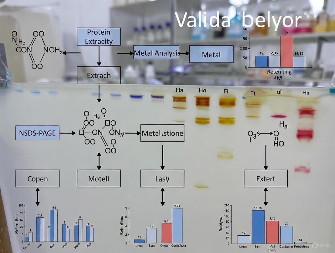 Validating Metalloprotein Metal Retention After NSDS-PAGE: A Comprehensive Guide for Protein Analysis
