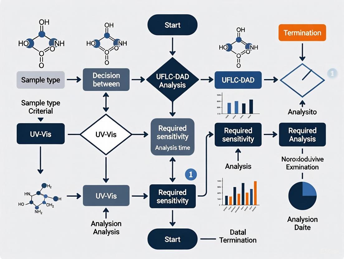 UV-Vis vs. UFLC-DAD: A Strategic Guide for Analytical Method Selection in Pharmaceutical Analysis