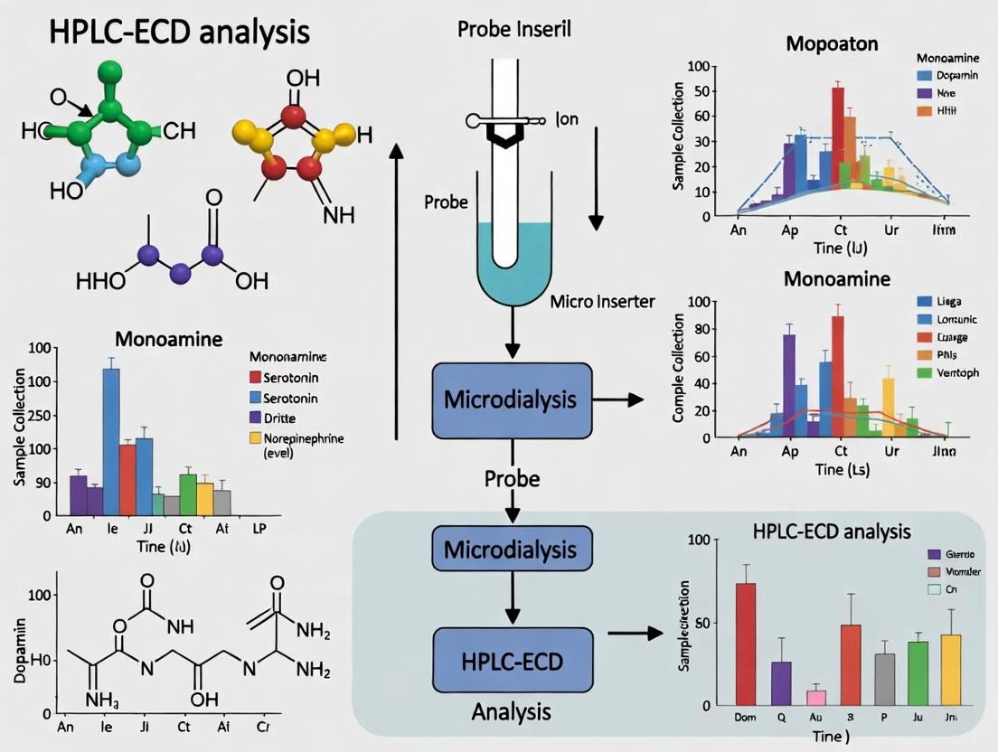 HPLC-ECD for Monoamine Analysis in Microdialysis: A Comprehensive Guide from Fundamentals to Advanced Applications