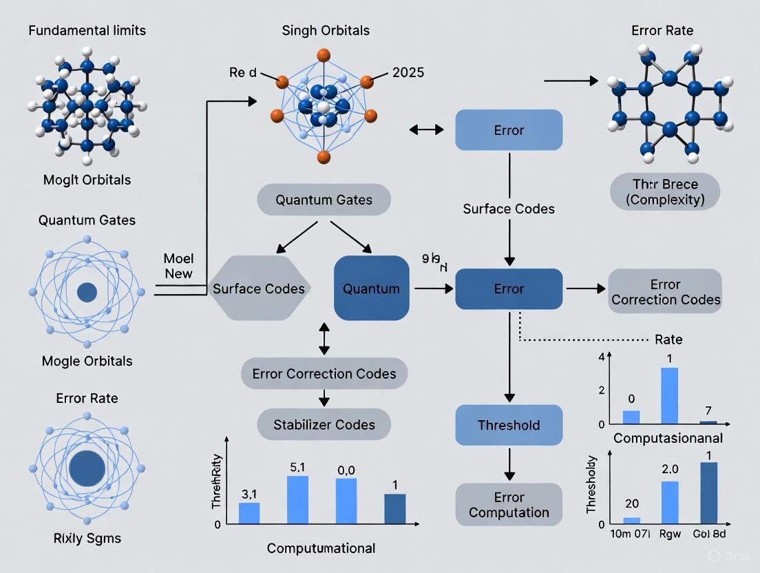 Beyond the Noise: The Fundamental Limits of Quantum Error Correction in Computational Chemistry