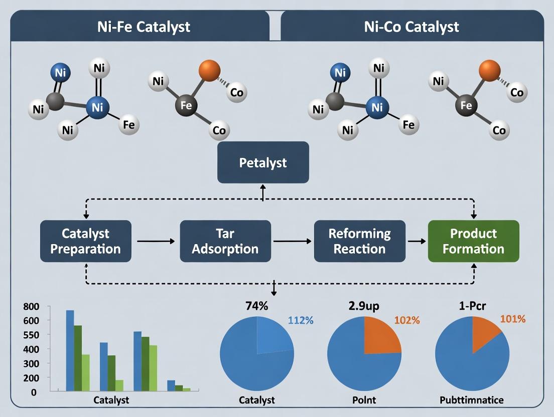 Ni-Fe vs. Ni-Co Catalysts for Tar Reforming: A Comparative Review of Mechanisms, Performance, and Optimization