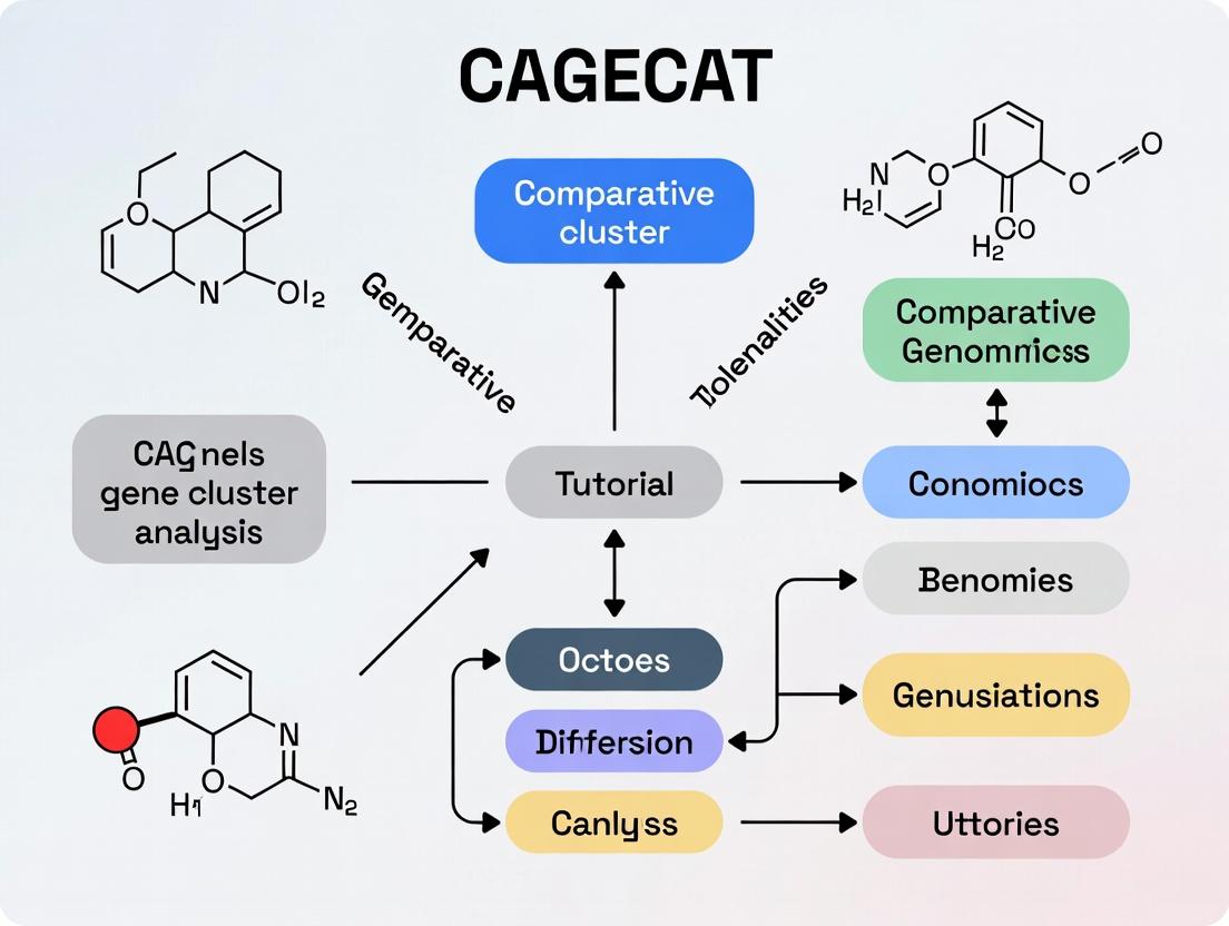 CAGECAT Tutorial: A Step-by-Step Guide to Comparative Gene Cluster Analysis for Drug Discovery