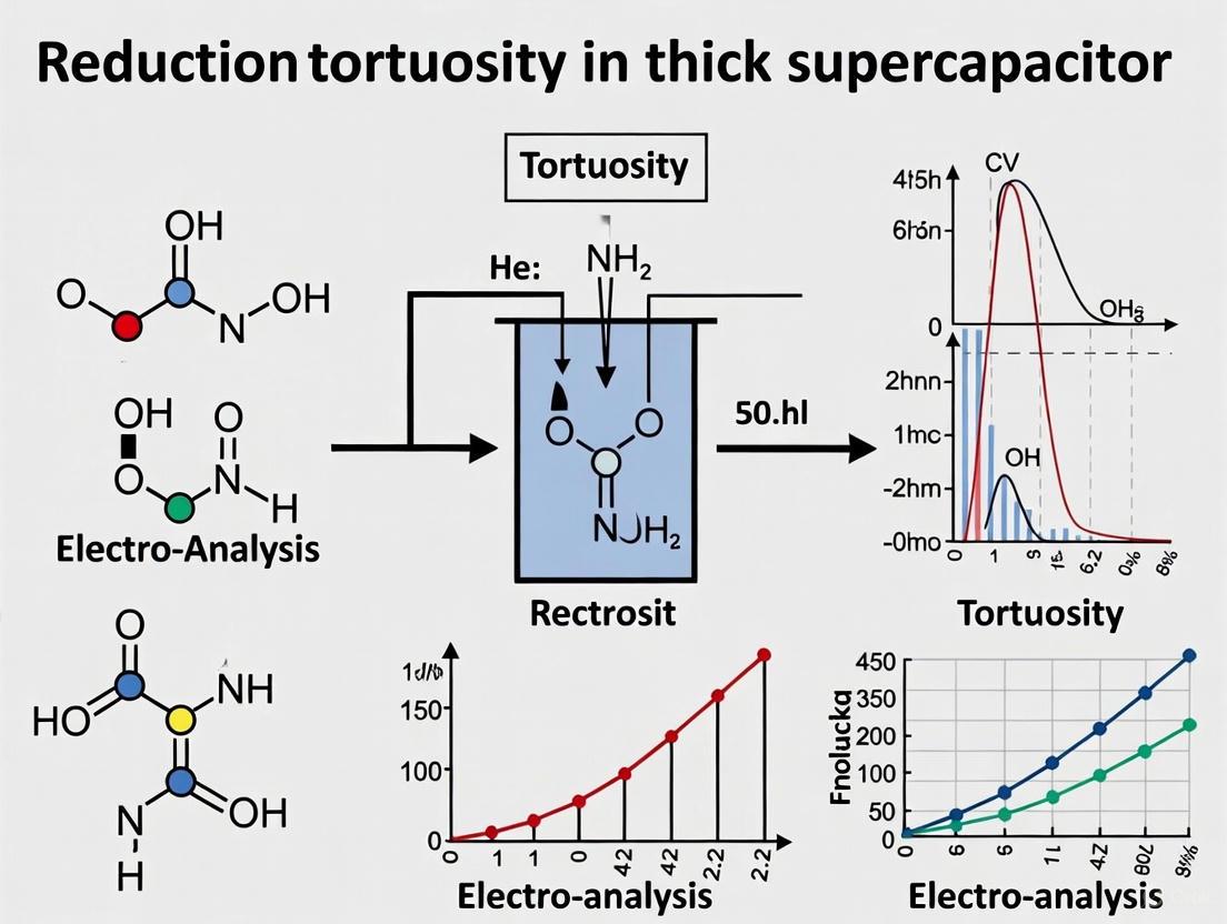 Reducing Tortuosity in Thick Supercapacitor Electrodes: Strategies for Enhanced Fast-Charging and Energy Density