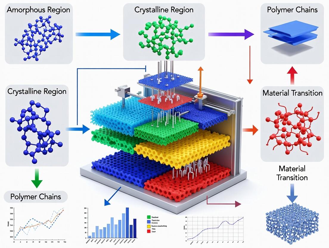 Precision Drug Delivery: 3D Printing Multi-Material Implants with Controlled Amorphous and Crystalline Regions