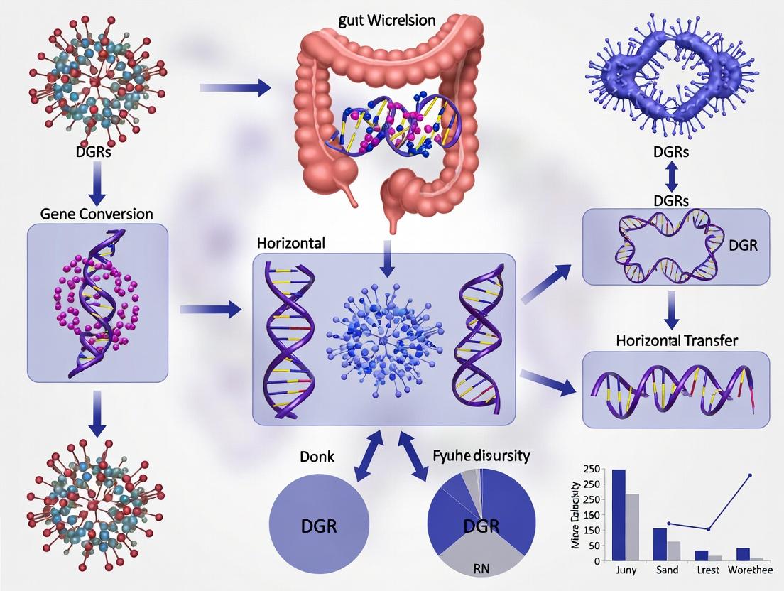 DGR Diversity-Generating Retroelements in the Gut Microbiome: Mechanisms, Detection, and Therapeutic Implications