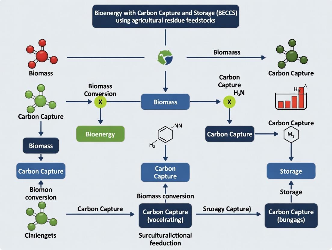 Agricultural Residue BECCS: A Viable Path to Negative Emissions and Bioenergy Security