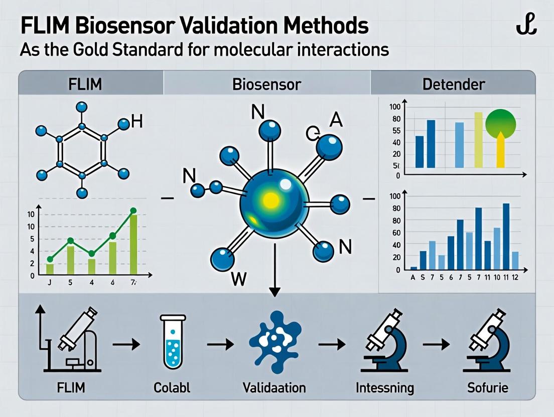 FLIM Biosensor Validation: Gold Standard Methods for Quantifying Biomolecular Dynamics in Live Cells