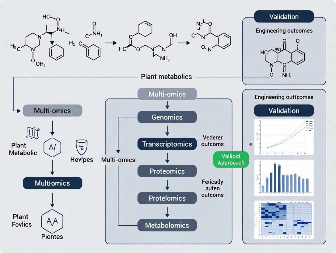Multi-Omics Validation in Plant Metabolic Engineering: From Pathway Discovery to Clinical Translation