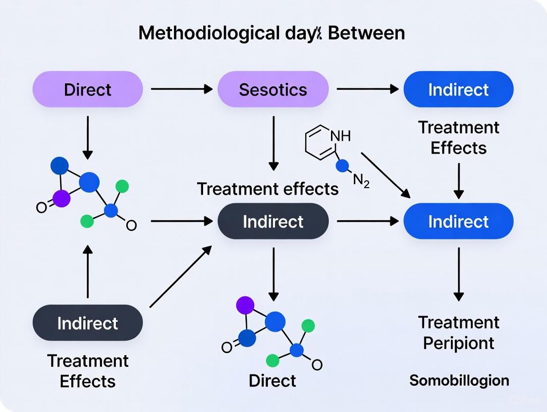 Direct vs. Indirect Treatment Effects: A Methodological Guide for Clinical Researchers and HTA Professionals